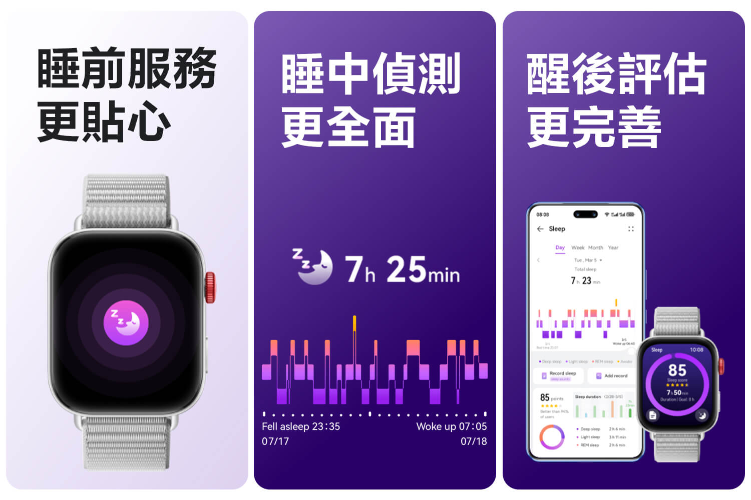戴好錶,助好眠