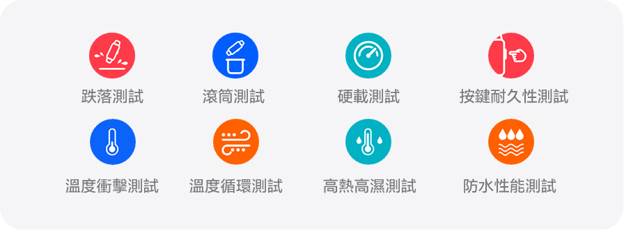 嚴苛測試,征服各種環境