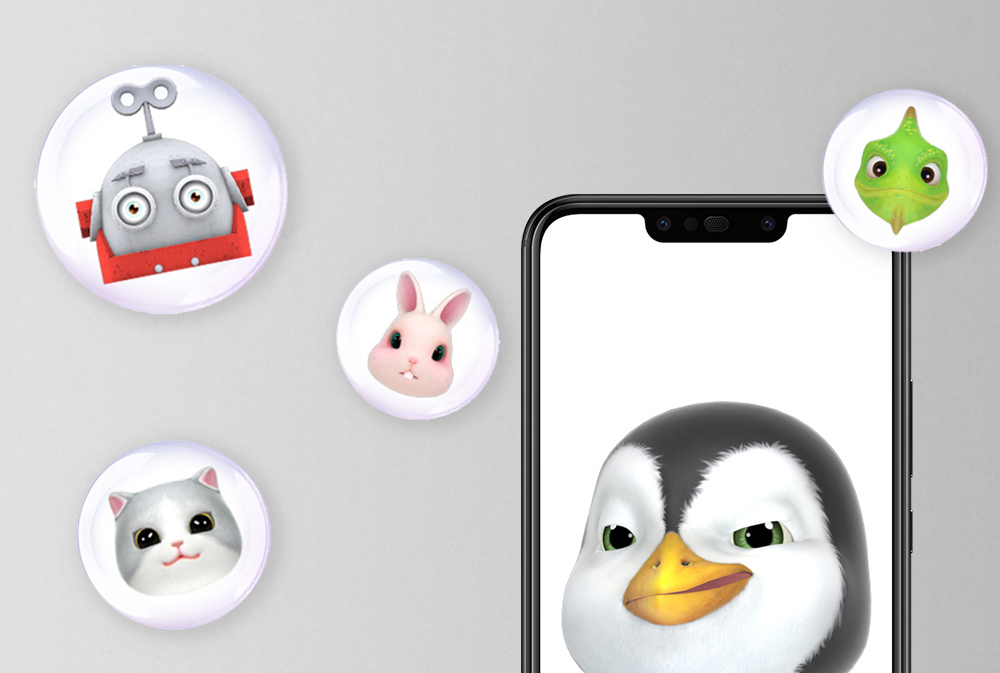 自創專屬的3D Qmoji AR表情